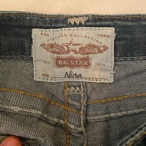 Big Star vintage collection skinny Jean in 27 XLong